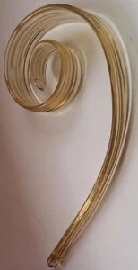 MURANO KRONLEUCHTER VENEDIG ERSATZTEIL SPARE PART RECHANGE GERADE BLATT FOD49/2 - Bild 1 von 6