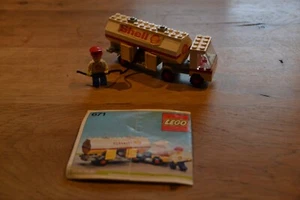 Lego 671 70er Shell Fuel Tanker Set 70s instruction Minifigur mit BA 1978 - Picture 1 of 2