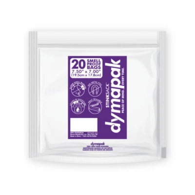 Bolsa a prueba de olores transparente Stink Sack Dymapak 1 oz 7,50 X 7,00 con envío gratuito Foto 1 de 2