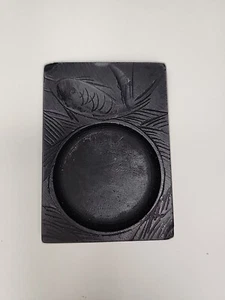 6.985 cm Chinese natural Duan Stone Inkstone animal fish stone inkstone - Picture 1 of 4