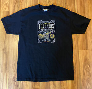 T-shirt Walt Disney World Grumpy's Custom Choppers noir large