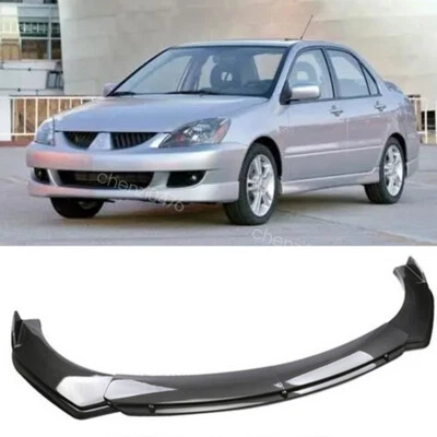 For Mitsubishi LANCER Universal Front Bumper Lip Spoiler Splitter Carbon Style Foto 1 de 4