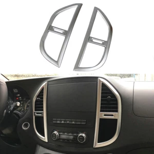 fits Mercedes Benz Vito Valente 14-23 Matte Front Center Console Air Vent Cover - Picture 1 of 7