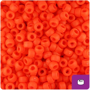 BeadTin Frosted 6.5mm Mini Barrel Pony Beads (1000pcs) - Color choice - Picture 1 of 12