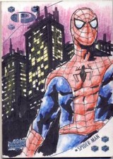 2017 Marvel Premier Sketch Card Spiderman Racho