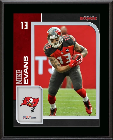 Mike Evans Buccaneers 10.5x13 Player Plaque - Fanatics Cover