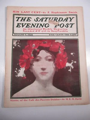 The Saturday Evening Post Magazine- August 9, 1902- Illustrated - Image 1 of 4
