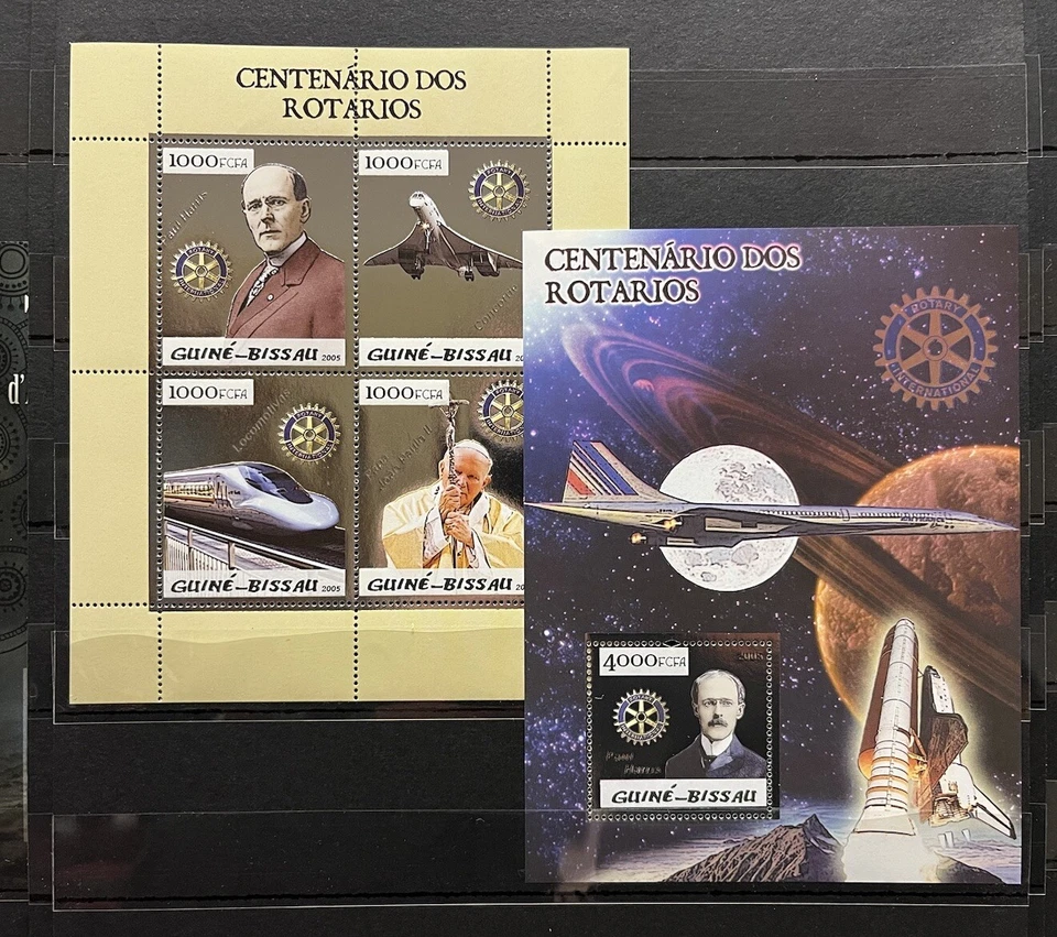 Paul Harris / Papa Juan Pablo II / Aviación - Sellos - Timbres MNH** - AM4 Foto 1 de 1