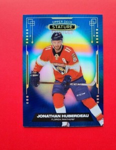Jonathan Huberdeau #/35 Blue 2021-22 Upper Deck Stature Florida Panthers UD