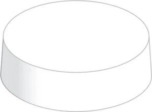 Glasabdeckungen aus hochwertigem Karton in Weiss, Ø 64 mm, 200 Stück - Bild 1 von 2