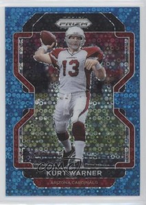 2021 Panini Prizm No Huddle Blue Prizm /79 Kurt Warner #82 HOF