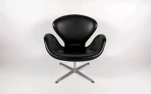 Fritz Hansen Swan CHAIR von Arne Jacobsen wie NEU Arne Jacobsen schwarz - Bild 1 von 5