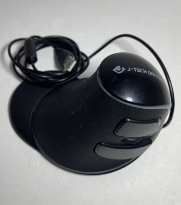 J-Tech Digital Ergonomic Mouse V628R Wired RGB Vertical Gaming - Image 1 of 4