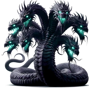 Dark Hydra Ancient Monster 3" DnD Myth Legend Mythologie Gaming Hobby Aufkleber - Bild 1 von 1