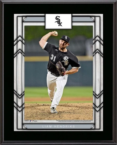 Liam Hendriks Chicago White Sox 10.5" x 13" Sublimated Player Plaque Cover