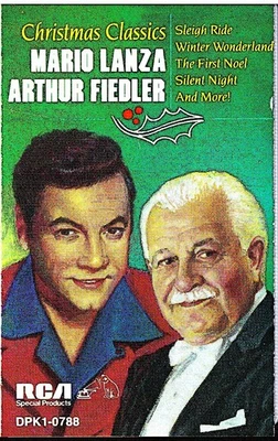 MARIO LANZA, ARTHUR FIEDLER- Christmas Classics 1987 Cassette 14 Titles LN EST Foto 1 de 2