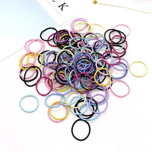 200 Pcs Colored Hair Band Child Toddler Small Elastic Bands Ponytail Holder - Picture 1 of 11