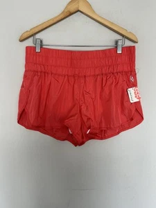 Free People Movement Gym Running shorts red Soft Shell - Picture 1 of 8