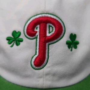 Is philadelphia phillies Shamrocks Twins Enterprise Strapback Hat Cap Green  - Picture 1 of 11