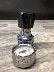 YUTAKA CORONA REGOLATORE GAS FR-10-P con Manometro #118N32 - Foto 1 di 4