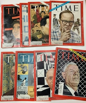 TIME Magazine Lot (1966, 8 Issues Historic Covers, Political & Cultural Icons - Image 1 of 4