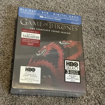 Game of Thrones: Complete Third Season, Blu-ray | Best Buy Exclusive, Targaryen - Image 1 of 2