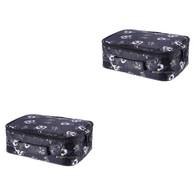  2 PCS Toilet Bag Women Travel Makeup Cosmetic Bag Cosmetic Case - Image 1 of 4