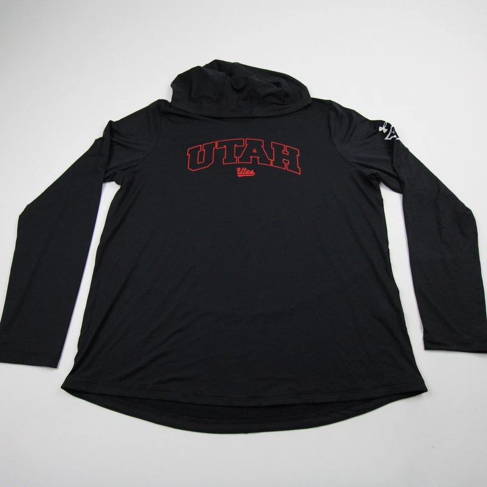 Utah Utes Under Armour Long Sleeve Shirt Women's Black New - Image 1 of 4