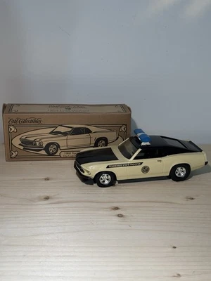 ERTL 1969 Ford Mustang Tennessee State Trooper Car Bank w/ Key & Box - Image 1 of 4
