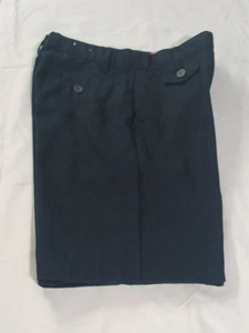 Navy Galaxy Uniform Shorts Size 8 Adjustable Waist Flat Front 6.5" Inseam - Picture 1 of 6
