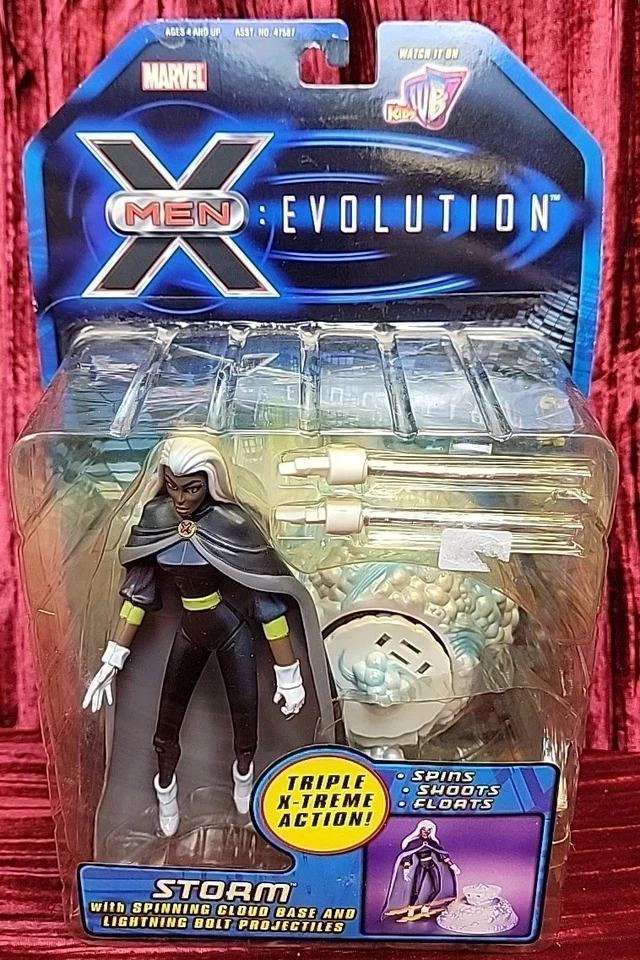 2001 ToyBiz Marvel X-men Evolution Storm 6" Action Figure MOC Mutant WB TV