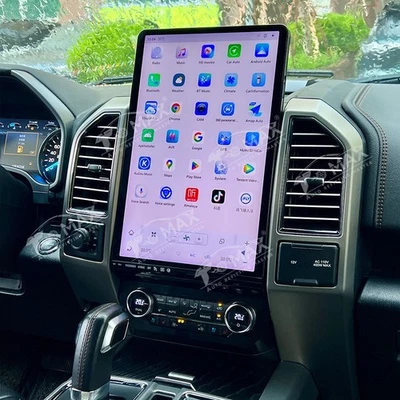 Radio estéreo de coche Qualcomm Carplay 16,8"" Android para Ford Expedition 2018-2021 Foto 1 de 4