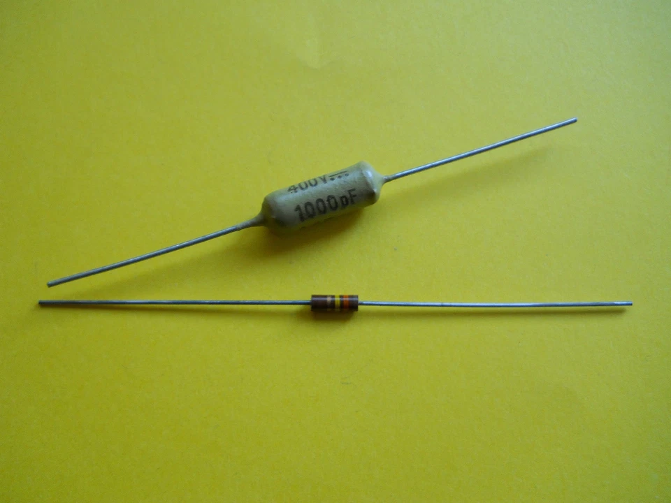 Kit 7ender / Gibson "Upgrade Guitar Volume Treble Bleed" Mullard Mustard - Photo 1/1