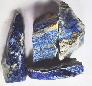 Lapiskabine Schneiden grob oder 4 Proben metaphysische oder heilende Steine Lapis3 - Bild 1 von 8