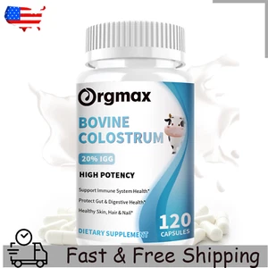 1000mg Colostrum Supplement 120 Capsules Colostrum with 20% IgG ImmunoLin - Picture 1 of 7