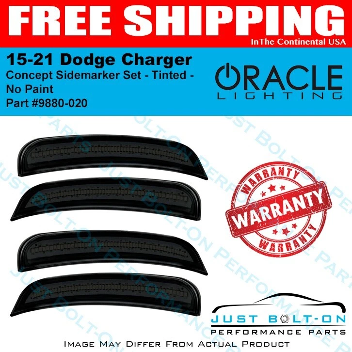 Oracle 2015-2024 Dodge Charger Concept Sidemarker Set - Tinted - No Paint - Изображение 1 из 1