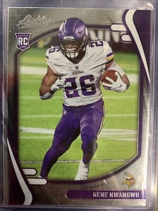 2021 Panini Absolute Kene Nwangwu Rookie Card Minnesota Vikings - Bild 1 von 2