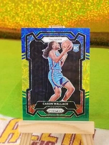 2023-24 Cason Wallace True Rookie Choice Blue Yellow Green Prizm SSP #139 RC*** - Picture 1 of 4