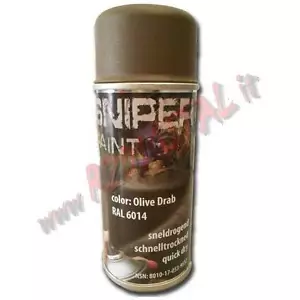 VERNICE ARMI FOSCO SPRAY OLIVE DRAB VERDE OLIVA 150ML SOFTAIR BOMBOLETTA COLORI - Picture 1 of 1