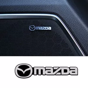 Car Audio Speaker Emblem Badge Interior Door Handle Trim Accessories for Mazda - Foto 1 di 3