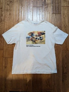 Zara X Gremlins "What You See.. Isn't Always What You Get" White T-shirt Size XL - Picture 1 of 9