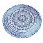 72' OMBRE MANDALA TAPESTRY YOGA BEACH MAT FLORAL HOME DECOR 100% COTTON ROUNDIE