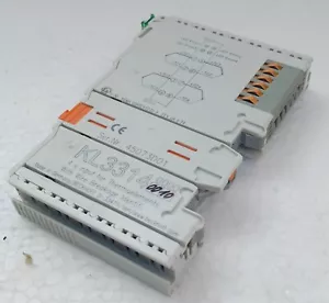 BECKHOFF KL3314 4×CHANNEL THERMOCOUPLE INPUT TERMINAL - Picture 1 of 9