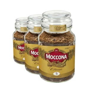 3 x Moccona Freeze Dried Instant Coffee Classic Medium Roast 200g - Picture 1 of 4