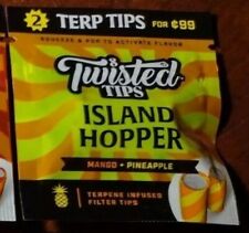 Twisted Hemp Flavored Filter Tips Island Hopper 6/2ct Packs=12pc