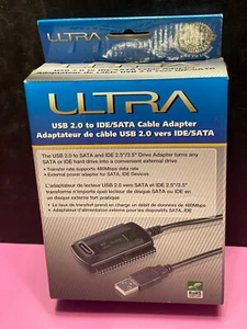 Ultra USB 2.0 to IDE/SATA Cable Adapter ULT40112 - New in Box - Picture 1 of 5