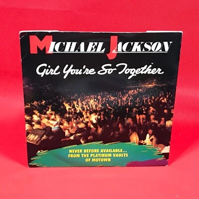 MICHAEL JACKSON Girl You're So Together 1984 UK 7" vinyl single 45 record motown - Image 1 of 4