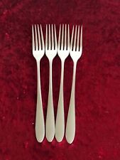 Great Set of 4 Silver Plated David Mellor Pride Dinner  Forks  20.75cm