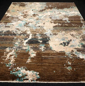 Designer Orient Teppich 303 x 245 cm Ziegler Braun Beige Zigler Handgeknüpft Rug - Bild 1 von 20