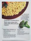 Lipton Rice Broccoli Vegetables 1987 Vintage Print Ad